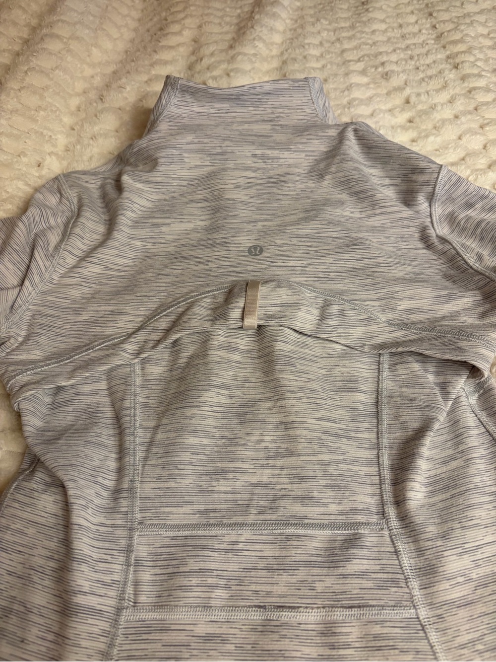 lululemon athletica Light Gray Full-Zip Jacket - Picture 2 of 3